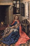 Robert Campin Virgin and Child at the Fireside France oil painting artist